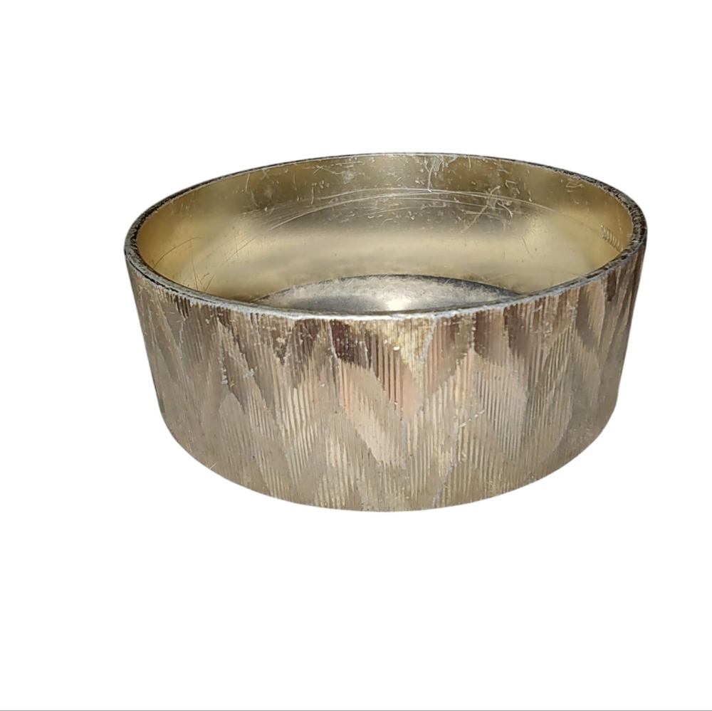 Textured Vintage Silver Bangle Bracelet Stamped WGermany